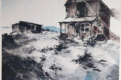 Chemin des commènes | aquarelle