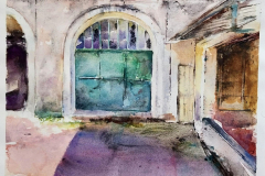 Ombre mauve | aquarelle