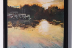 avant-poste | Chemin du lac | acrylique sur toile