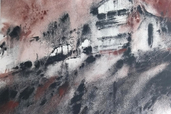 chaque Cabane-automne | aquarelle