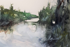 Chemin de Baume - aquarelle