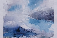 souvenirs d'Isserteaux | aquarelle